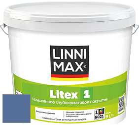 Краска LINNIMAX LITEX 1 / ЛИННИМАКС ЛИТЕКС 1 (CAPAROL SAMTEX 3) высокоэкологичная латексная краска цвет Saphir 100 
