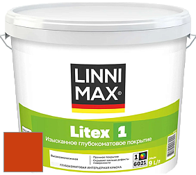 Краска LINNIMAX LITEX 1 / ЛИННИМАКС ЛИТЕКС 1 (CAPAROL SAMTEX 3) высокоэкологичная латексная краска цвет Rubin 30 
