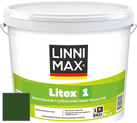 Краска LINNIMAX LITEX 1 / ЛИННИМАКС ЛИТЕКС 1 (CAPAROL SAMTEX 3) высокоэкологичная латексная краска цвет Verdo 5 