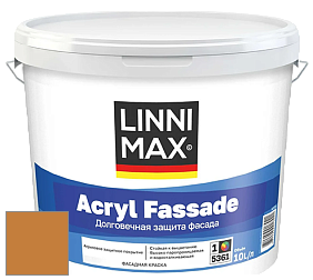 Краска LINNIMAX ACRYL FASSADE / ЛИННИМАКС АКРИЛ ФАССАДЕ (CAPAROL) акриловая фасадная краска цвет Siena 155 