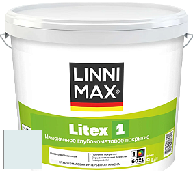 Краска LINNIMAX LITEX 1 / ЛИННИМАКС ЛИТЕКС 1 (CAPAROL SAMTEX 3) высокоэкологичная латексная краска цвет NCS S 0505-B20G 