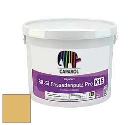 Краска Caparol Capatect Fassadenputz Sil-Si Pro / Капарол Капатек штукатурка структурная камешковая 25 кг. цвет Curcuma 75 