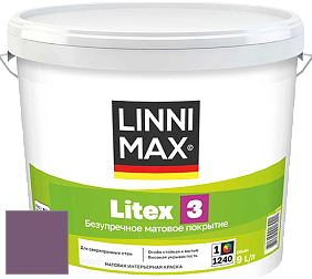 Краска LINNIMAX LITEX 3 / ЛИННИМАКС ЛИТЕКС 3 (ALPINA PREMIUM WAND) латексная краска цвет Viola 70 