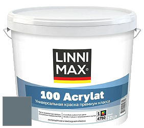 Краска LINNIMAX 100 ACRYLAT / ЛИННИМАКС 100 АКРИЛАТ (CAPAROL AMPHIBOLIN) акриловая краска цвет Arctis 40 