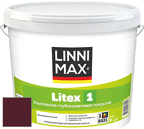 Краска LINNIMAX LITEX 1 / ЛИННИМАКС ЛИТЕКС 1 (CAPAROL SAMTEX 3) высокоэкологичная латексная краска цвет Rubin 5 