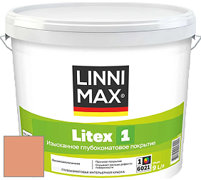Краска LINNIMAX LITEX 1 / ЛИННИМАКС ЛИТЕКС 1 (CAPAROL SAMTEX 3) высокоэкологичная латексная краска цвет Aprico 110 