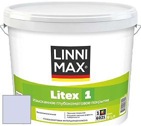 Краска LINNIMAX LITEX 1 / ЛИННИМАКС ЛИТЕКС 1 (CAPAROL SAMTEX 3) высокоэкологичная латексная краска цвет NCS S 0520-R60B 