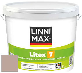 Краска LINNIMAX LITEX 7 / ЛИННИМАКС ЛИТЕКС 7  (CAPAROL SAMTEX 7) латексная краска цвет Aprico 10 