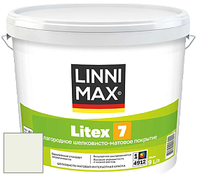 Краска LINNIMAX LITEX 7 / ЛИННИМАКС ЛИТЕКС 7  (CAPAROL SAMTEX 7) латексная краска цвет NCS S 0505-G40Y 