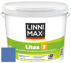 Краска LINNIMAX LITEX 7 / ЛИННИМАКС ЛИТЕКС 7  (CAPAROL SAMTEX 7) латексная краска цвет Aquarell 95 