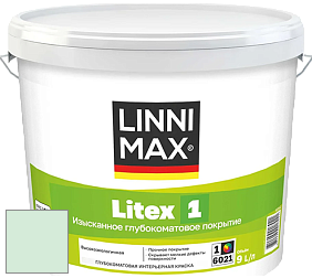 Краска LINNIMAX LITEX 1 / ЛИННИМАКС ЛИТЕКС 1 (CAPAROL SAMTEX 3) высокоэкологичная латексная краска цвет NCS S 0515-G 