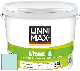 Краска LINNIMAX LITEX 1 / ЛИННИМАКС ЛИТЕКС 1 (CAPAROL SAMTEX 3) высокоэкологичная латексная краска цвет NCS S 0520-B50G 