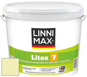 Краска LINNIMAX LITEX 7 / ЛИННИМАКС ЛИТЕКС 7  (CAPAROL SAMTEX 7) латексная краска цвет NCS S 0520-G70Y 