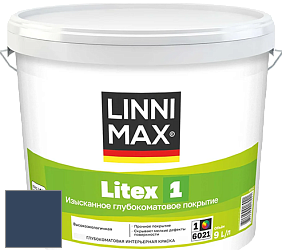 Краска LINNIMAX LITEX 1 / ЛИННИМАКС ЛИТЕКС 1 (CAPAROL SAMTEX 3) высокоэкологичная латексная краска цвет Saphir 35 