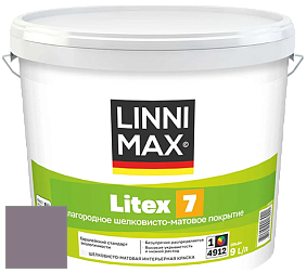 Краска LINNIMAX LITEX 7 / ЛИННИМАКС ЛИТЕКС 7  (CAPAROL SAMTEX 7) латексная краска цвет Viola 5 