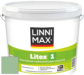 Краска LINNIMAX LITEX 1 / ЛИННИМАКС ЛИТЕКС 1 (CAPAROL SAMTEX 3) высокоэкологичная латексная краска цвет Agave 70 
