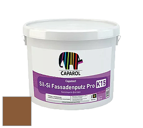 Краска Caparol Capatect Fassadenputz Sil-Si Pro / Капарол Капатек штукатурка структурная камешковая 25 кг. цвет Amber 35 