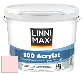 Краска LINNIMAX 100 ACRYLAT / ЛИННИМАКС 100 АКРИЛАТ (CAPAROL AMPHIBOLIN) акриловая краска цвет Rose 90 