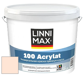Краска LINNIMAX 100 ACRYLAT / ЛИННИМАКС 100 АКРИЛАТ (CAPAROL AMPHIBOLIN) акриловая краска цвет Siena 150 