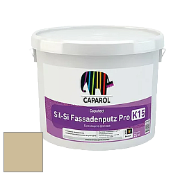 Краска Caparol Capatect Fassadenputz Sil-Si Pro / Капарол Капатек штукатурка структурная камешковая 25 кг. цвет Ginster 75 