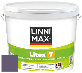 Краска LINNIMAX LITEX 7 / ЛИННИМАКС ЛИТЕКС 7  (CAPAROL SAMTEX 7) латексная краска цвет Velvet 40 
