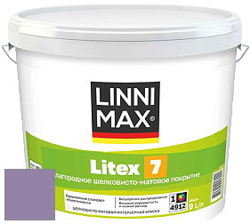 Краска LINNIMAX LITEX 7 / ЛИННИМАКС ЛИТЕКС 7  (CAPAROL SAMTEX 7) латексная краска цвет Velvet 105 