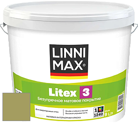 Краска LINNIMAX LITEX 3 / ЛИННИМАКС ЛИТЕКС 3 (ALPINA PREMIUM WAND) латексная краска цвет Tundra 110 