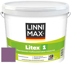 Краска LINNIMAX LITEX 1 / ЛИННИМАКС ЛИТЕКС 1 (CAPAROL SAMTEX 3) высокоэкологичная латексная краска цвет Viola 110 