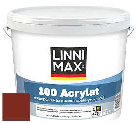 Краска LINNIMAX 100 ACRYLAT / ЛИННИМАКС 100 АКРИЛАТ (CAPAROL AMPHIBOLIN) акриловая краска цвет Rubin 15 