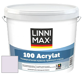 Краска LINNIMAX 100 ACRYLAT / ЛИННИМАКС 100 АКРИЛАТ (CAPAROL AMPHIBOLIN) акриловая краска цвет Velvet 120 