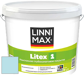 Краска LINNIMAX LITEX 1 / ЛИННИМАКС ЛИТЕКС 1 (CAPAROL SAMTEX 3) высокоэкологичная латексная краска цвет NCS S 0520-B10G 