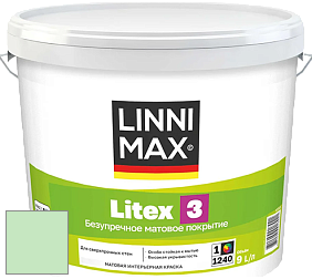 Краска LINNIMAX LITEX 3 / ЛИННИМАКС ЛИТЕКС 3 (ALPINA PREMIUM WAND) латексная краска цвет Agave 110 