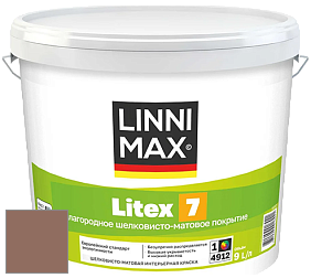 Краска LINNIMAX LITEX 7 / ЛИННИМАКС ЛИТЕКС 7  (CAPAROL SAMTEX 7) латексная краска цвет Aprico 35 