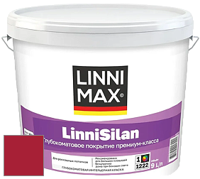 Краска LINNIMAX LinniSilan /ЛИННИМАКС ЛинниСилан (CAPAROL CAPASILAN) глубокоматовая краска цвет Barolo 125 