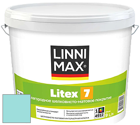 Краска LINNIMAX LITEX 7 / ЛИННИМАКС ЛИТЕКС 7  (CAPAROL SAMTEX 7) латексная краска цвет NCS S 0530-B40G 