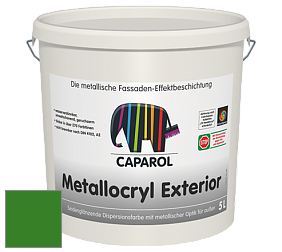 Краска Capadecor Metallocryl Exterior/Кападекор Металлакрил Экстериор шелковисто-глянцевая краска цвет Verdo 10 