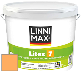 Краска LINNIMAX LITEX 7 / ЛИННИМАКС ЛИТЕКС 7  (CAPAROL SAMTEX 7) латексная краска цвет Amber 135 