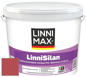 Краска LINNIMAX LinniSilan /ЛИННИМАКС ЛинниСилан (CAPAROL CAPASILAN) глубокоматовая краска цвет Barolo 130 