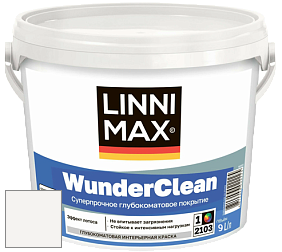 Краска LINNIMAX (CAPAROL) WUNDERCLEAN / ЛИННИМАКС ВУНДЕРКЛИН краска премиум-класса цвет NCS S 0300-N 