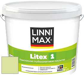 Краска LINNIMAX LITEX 1 / ЛИННИМАКС ЛИТЕКС 1 (CAPAROL SAMTEX 3) высокоэкологичная латексная краска цвет NCS S 0530-G50Y 