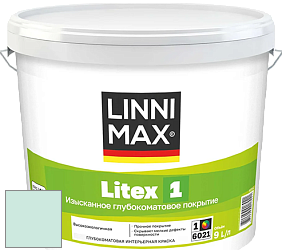 Краска LINNIMAX LITEX 1 / ЛИННИМАКС ЛИТЕКС 1 (CAPAROL SAMTEX 3) высокоэкологичная латексная краска цвет NCS S 0515-B80G 