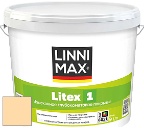 Краска LINNIMAX LITEX 1 / ЛИННИМАКС ЛИТЕКС 1 (CAPAROL SAMTEX 3) высокоэкологичная латексная краска цвет NCS S 0520-Y20R 