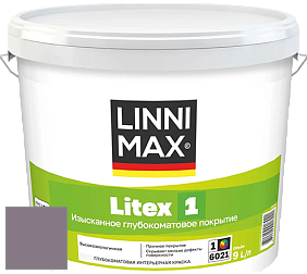 Краска LINNIMAX LITEX 1 / ЛИННИМАКС ЛИТЕКС 1 (CAPAROL SAMTEX 3) высокоэкологичная латексная краска цвет Viola 5 