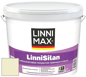 Краска LINNIMAX LinniSilan /ЛИННИМАКС ЛинниСилан (CAPAROL CAPASILAN) глубокоматовая краска цвет NCS S 0510-G80Y 