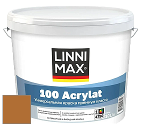 Краска LINNIMAX 100 ACRYLAT / ЛИННИМАКС 100 АКРИЛАТ (CAPAROL AMPHIBOLIN) акриловая краска цвет Amber 65 