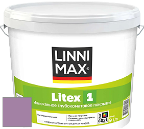 Краска LINNIMAX LITEX 1 / ЛИННИМАКС ЛИТЕКС 1 (CAPAROL SAMTEX 3) высокоэкологичная латексная краска цвет Viola 115 