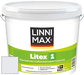 Краска LINNIMAX LITEX 1 / ЛИННИМАКС ЛИТЕКС 1 (CAPAROL SAMTEX 3) высокоэкологичная латексная краска цвет NCS S 0505-R60B 