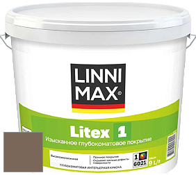 Краска LINNIMAX LITEX 1 / ЛИННИМАКС ЛИТЕКС 1 (CAPAROL SAMTEX 3) высокоэкологичная латексная краска цвет Siena 5 