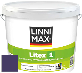Краска LINNIMAX LITEX 1 / ЛИННИМАКС ЛИТЕКС 1 (CAPAROL SAMTEX 3) высокоэкологичная латексная краска цвет Velvet 65 