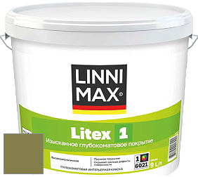 Краска LINNIMAX LITEX 1 / ЛИННИМАКС ЛИТЕКС 1 (CAPAROL SAMTEX 3) высокоэкологичная латексная краска цвет Tundra 100 